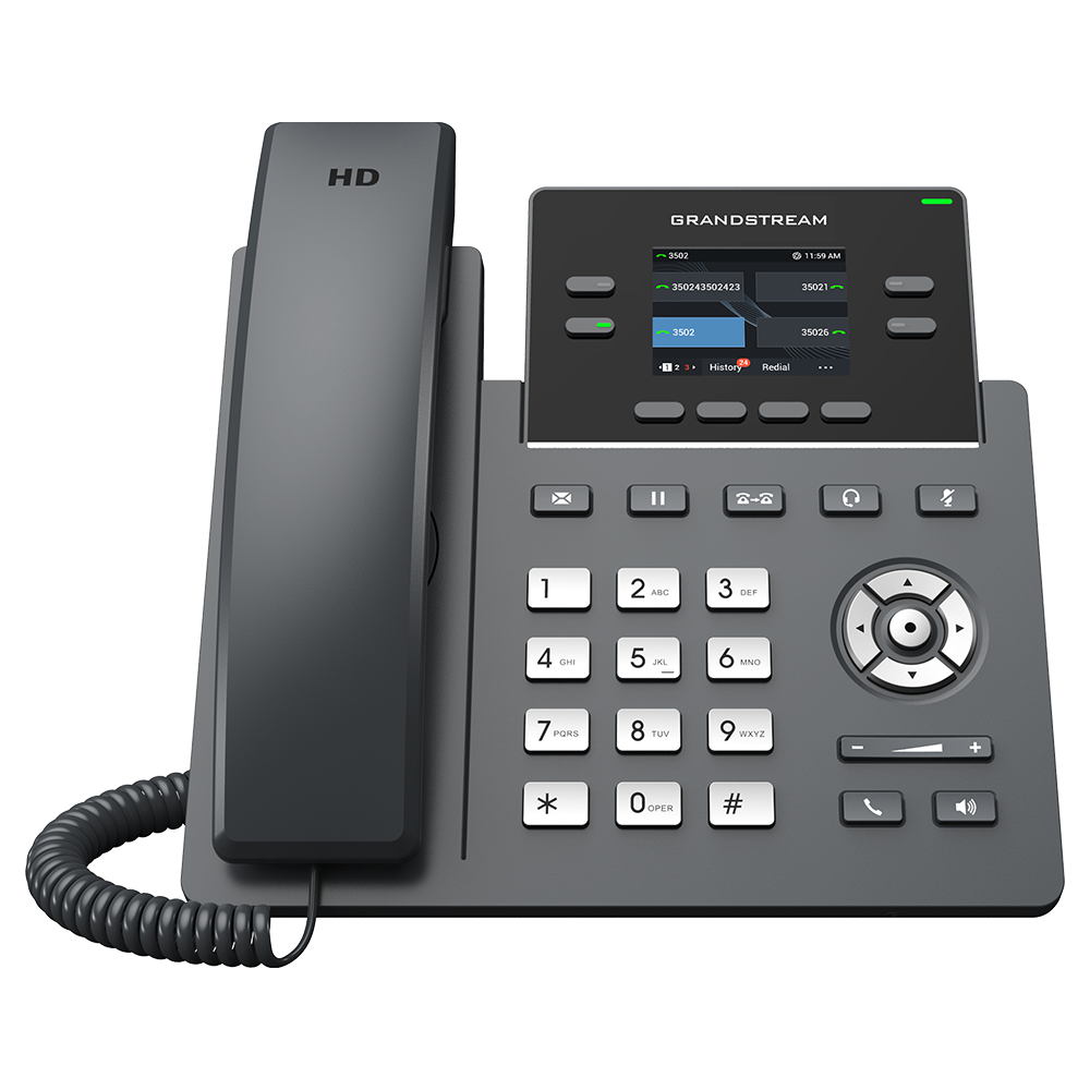 GRP2612(P/W/G) — Téléphone IP professionnel